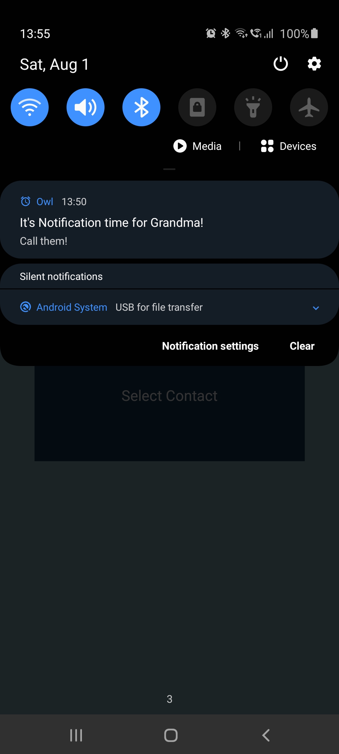 notification detail